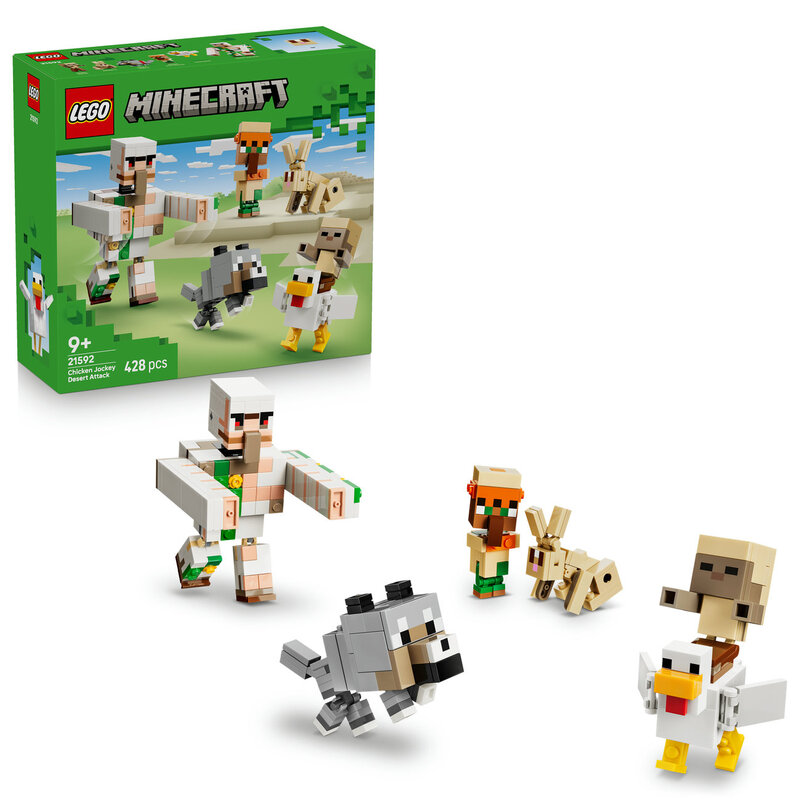 LEGO Minecraft 21592 Kipberijder woestijnaanval