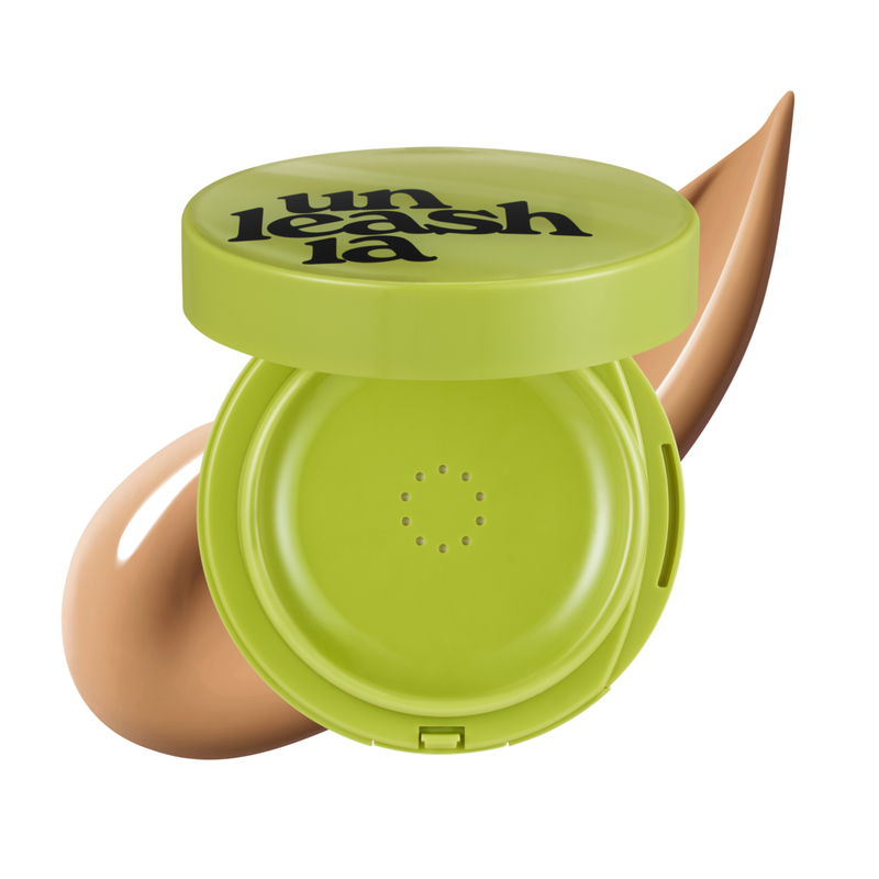 Unleashia Green Satin Wear Healthy- Cushion 27W Peachtan 15G