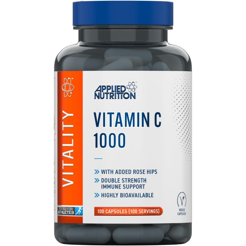 Applied Nutrition Vitamin C Immune Support 1000Mg Capsules - 100 Capsules
