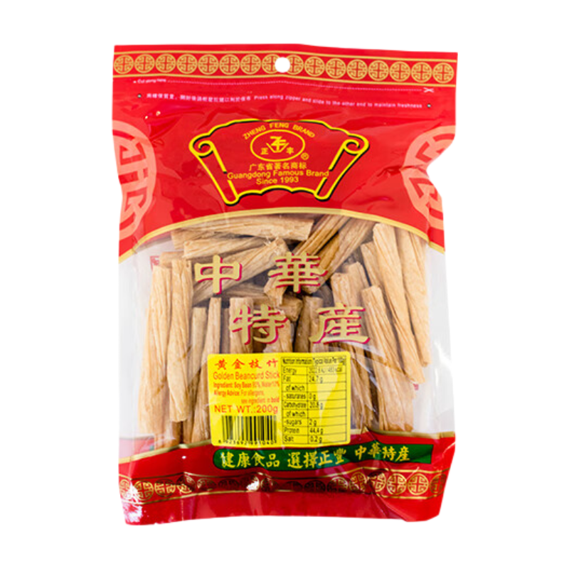 Zheng Feng Zf Yuba Bean Curd Strips 200G
