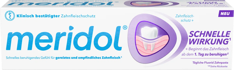 meridol Zahnpasta Schnelle Wirkung, 75 ml