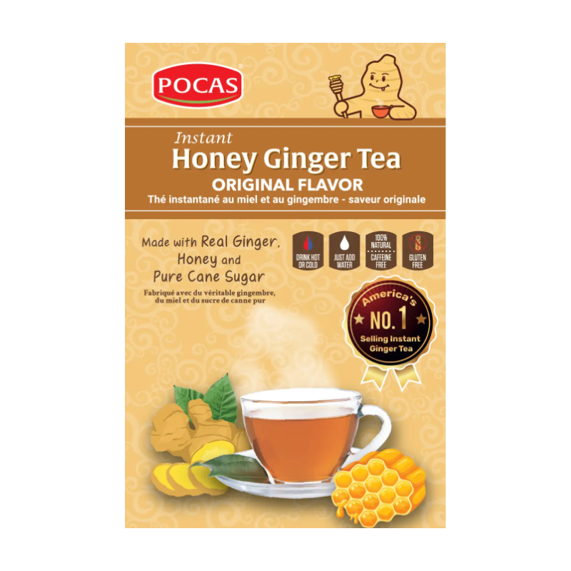 Honey & Ginger Tea, Original Flavor, 10 Sachets / 18 g