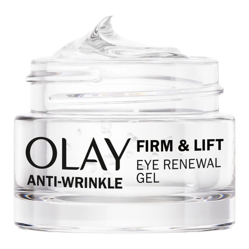 OLAY Anti-Wrinkle Firm & Lift Eye Renewal Gel, for Under Eye Puffiness, 15ml