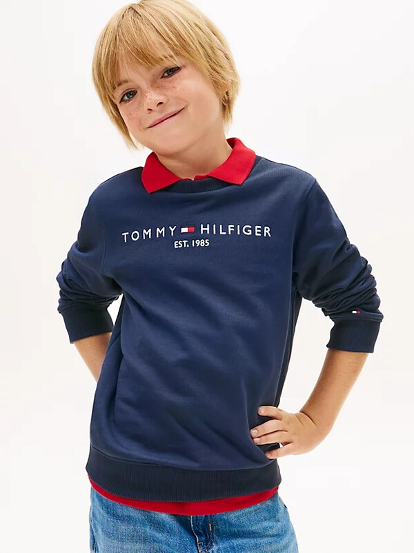 Tommy Hilfiger essentieel sweatshirt kinderen genderneutraal twilight marine 12