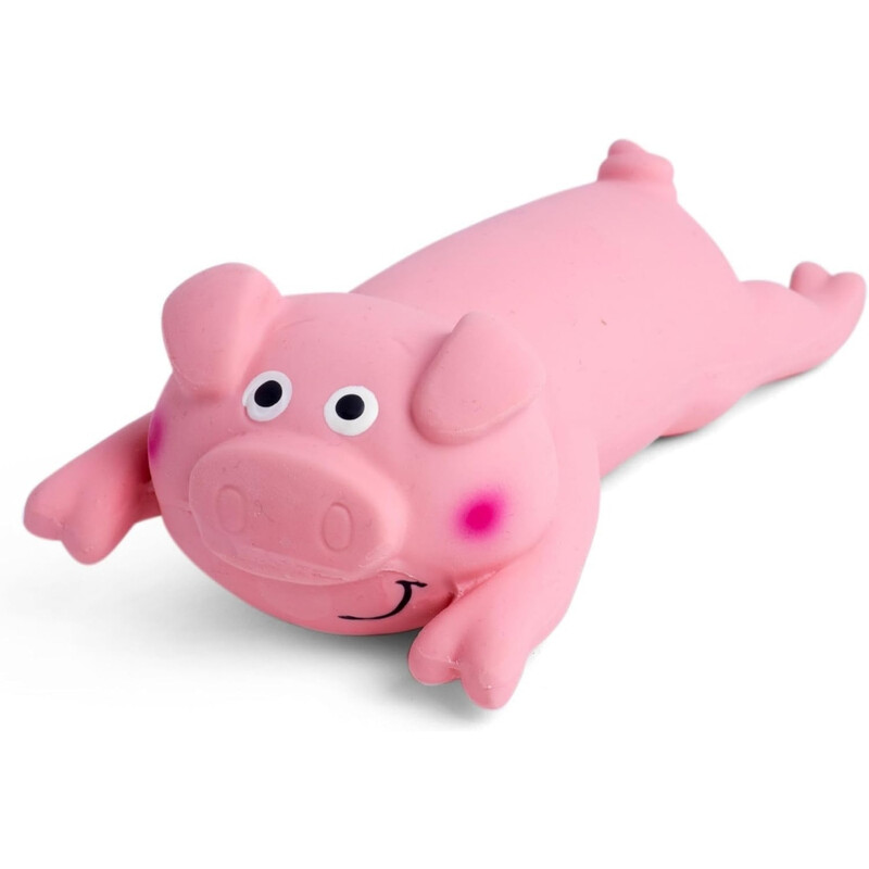 Buddies Latex Lounging Pig Dog Toy