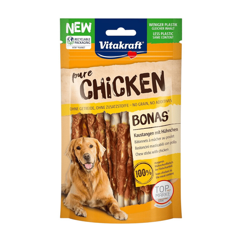 Récompenses Pour Chien Os Calcium Poulet Vitakraft Le Sachet De