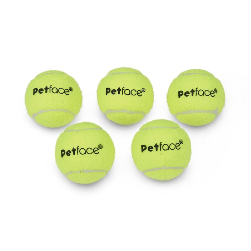 Mini Super Tennis Balls 5 Pack for Dogs, 4.8cm Small High Bounce Toys