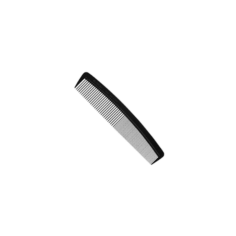 Eurostil Professional Batidor Kamm 02304 21 cm – Schwarzer professioneller Friseurkamm für Salon-Schnitte, Styling & Abteilen