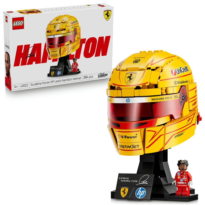 LEGO Editions Formula 1 43022 Scuderia Ferrari HP Casque de Lewis Hamilton