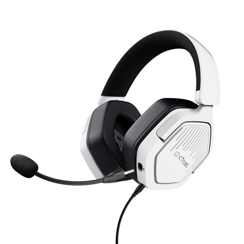 Trust GXT 492 W Carus - Gaming Headset - Bedraad - 50 mm Drivers - Over-ear - Wit