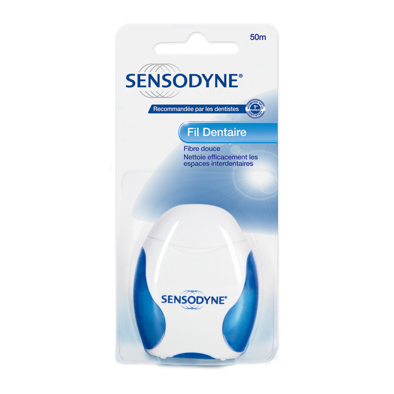 SENSODYNE - Fil Dentaire Pour Dents Sensibles - 50m