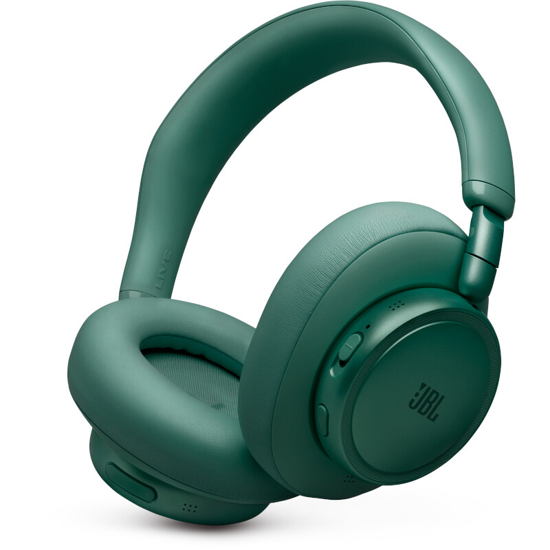 JBL Live 780NC Kabellose Over-Ear-Kopfhörer JBLLIVE780NCGRN, True Adaptive Noise Cancelling 2.0, Hi-Res JBL Spatial Sound, 80 Stunden Akku, Bluetooth 6.0 Multipoint, 2-Mikrofon AI Perfect Calls 2.0, Grün