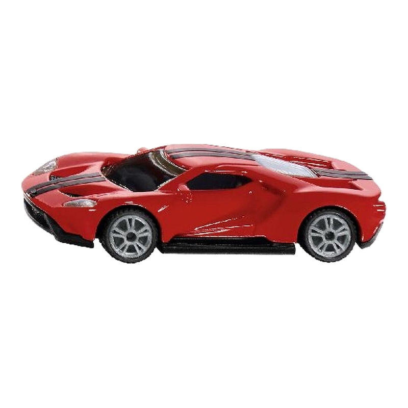 Siku Ford GT speelgoedvoertuig - rood en zwart, staal en kunststof