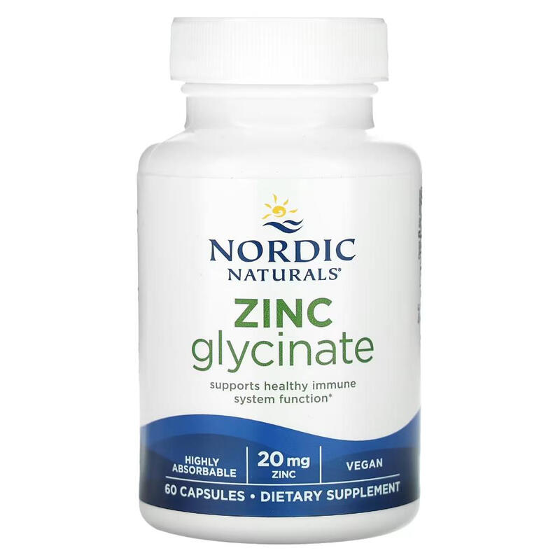 Zinc Glycinate Zinc Immune 20 mg - 60 Capsules