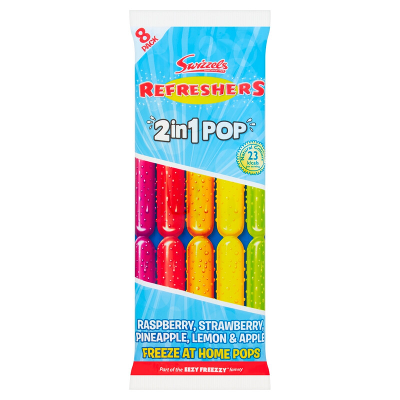 Swizzles Refreshers 2 In 1 Ice Pop 8 x 75ml