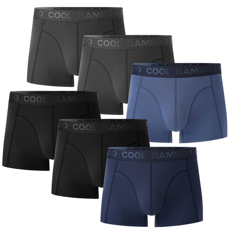 Bamboo Boxers Mens Anti Chafing Underwear Men Boxer Shorts Breathable Pants Trunks XX