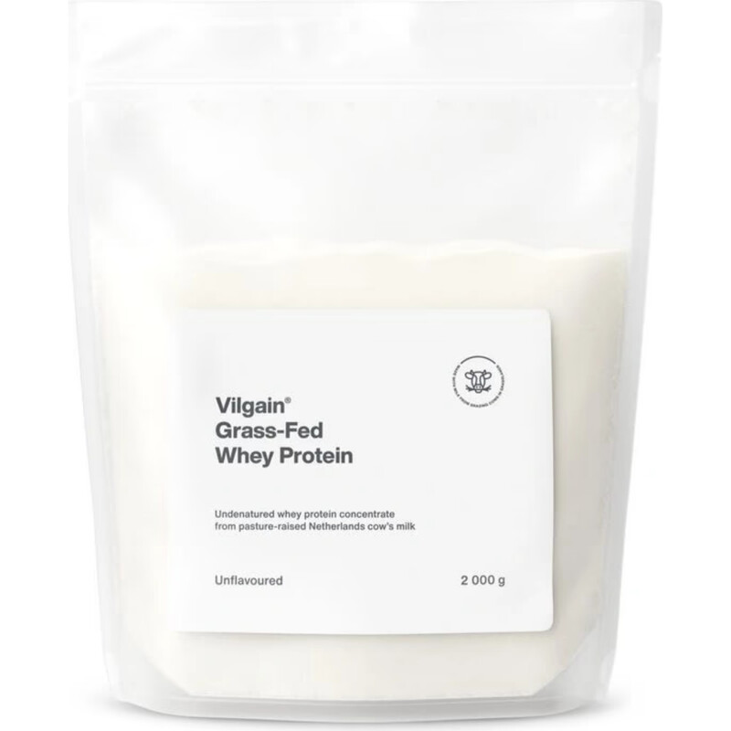 Grass Fed Whey Protein Unflavoured Protein Nutrition Powder Flavour - 2000g