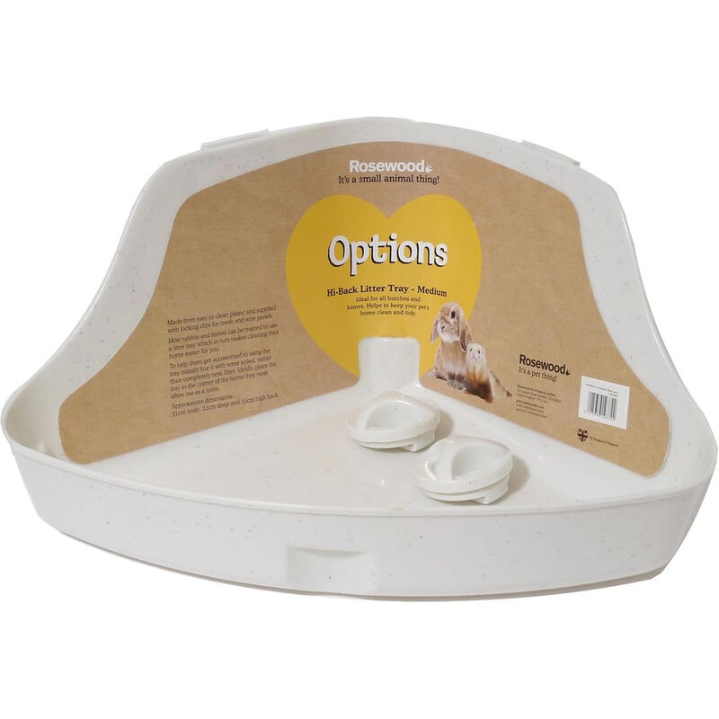 Options Corner Litter Tray Medium (Pack of 1)