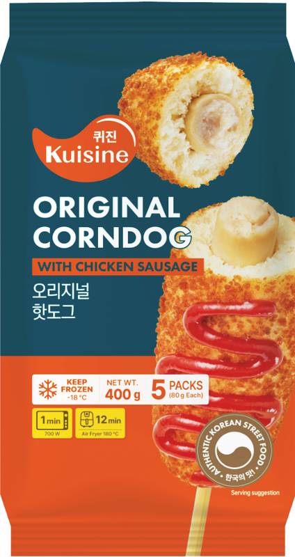 Crispy Corn Dog with Chicken Sausage 5 Pcs 400g