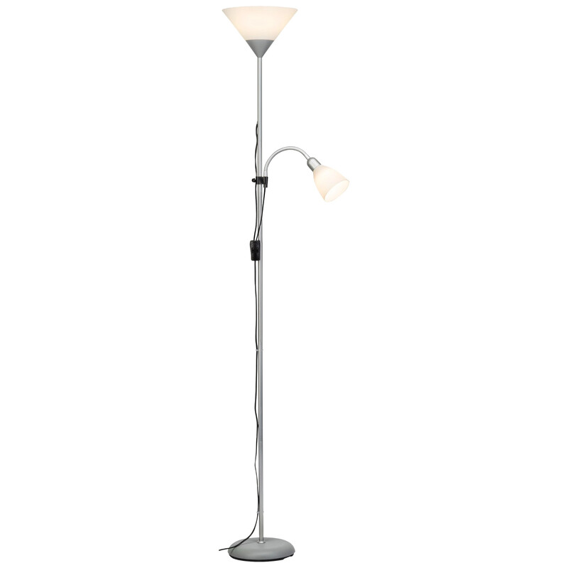 Brillant Uplight mit warmweißem Licht - Dekorative Stehlampe mit Schalter, 178 cm Höhe, perfekt zum Lesen
