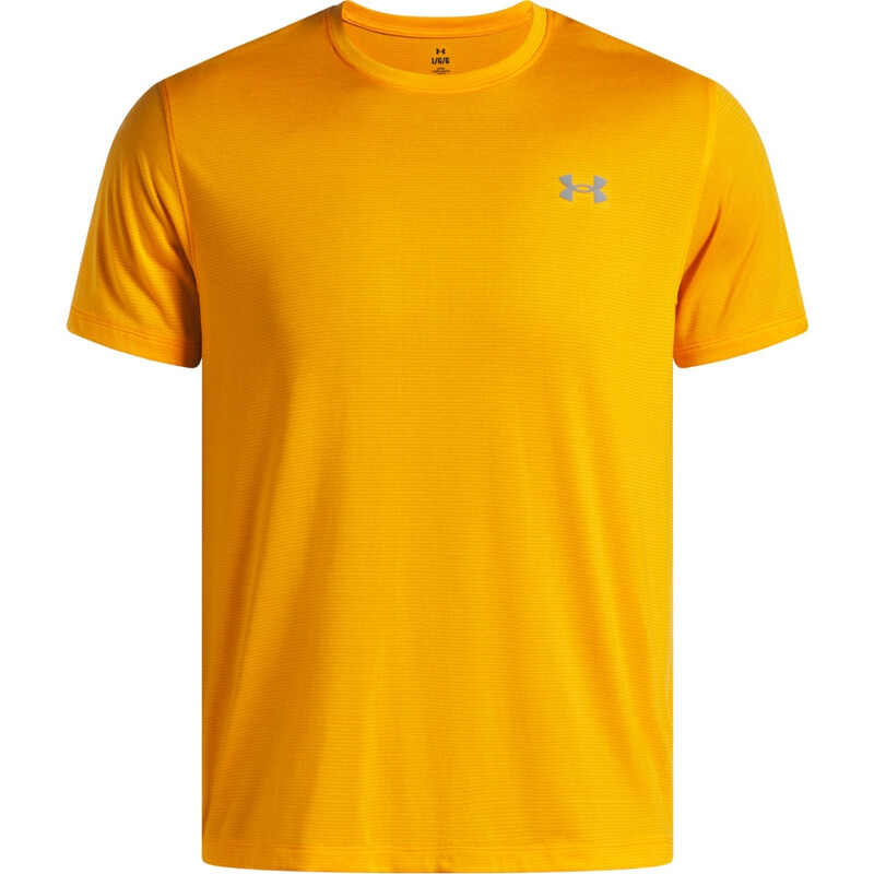 Under Armour Men's Orange Launch Short Sleeve Squad - Reflective