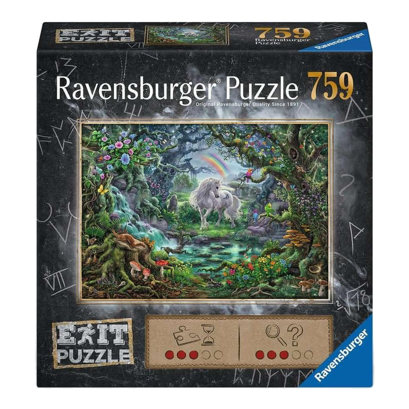 Ravensburger Exit Puzzle Fantasy Einhorn für Erwachsene und Kinder ab 12 Jahren, 759 Teile