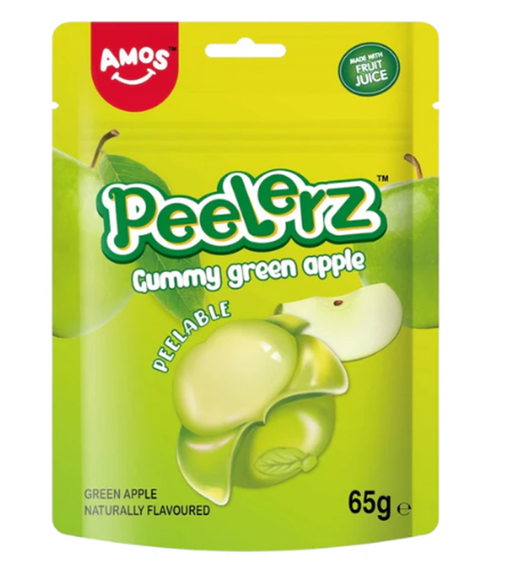 Peelerz Gummy Green Apple Peg Bag 65g
