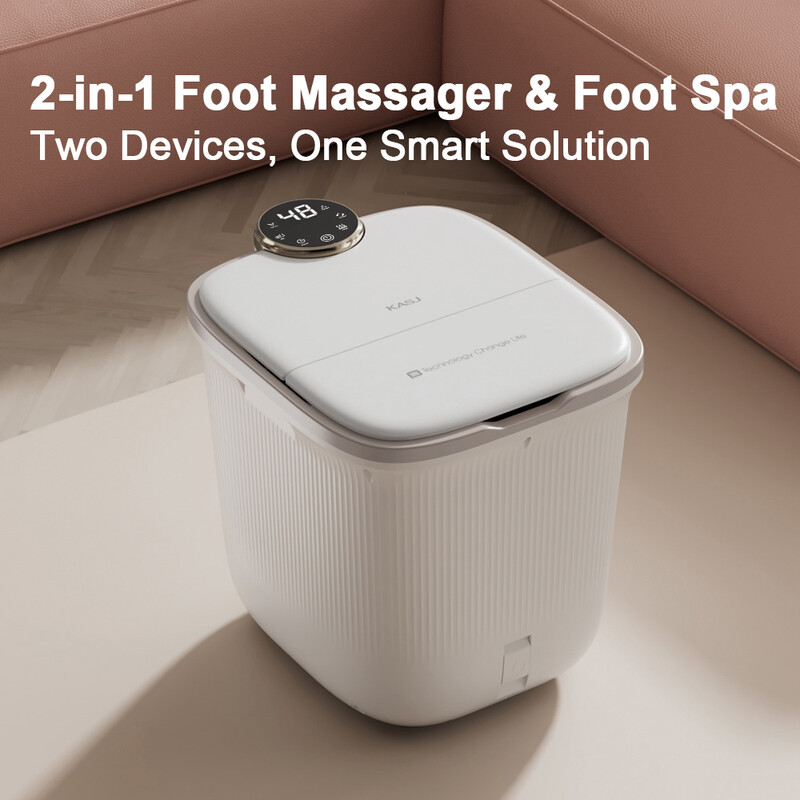 K3 Foot Spa with Air Compression Massage, Intelligent Constant Temperature Heating, F
