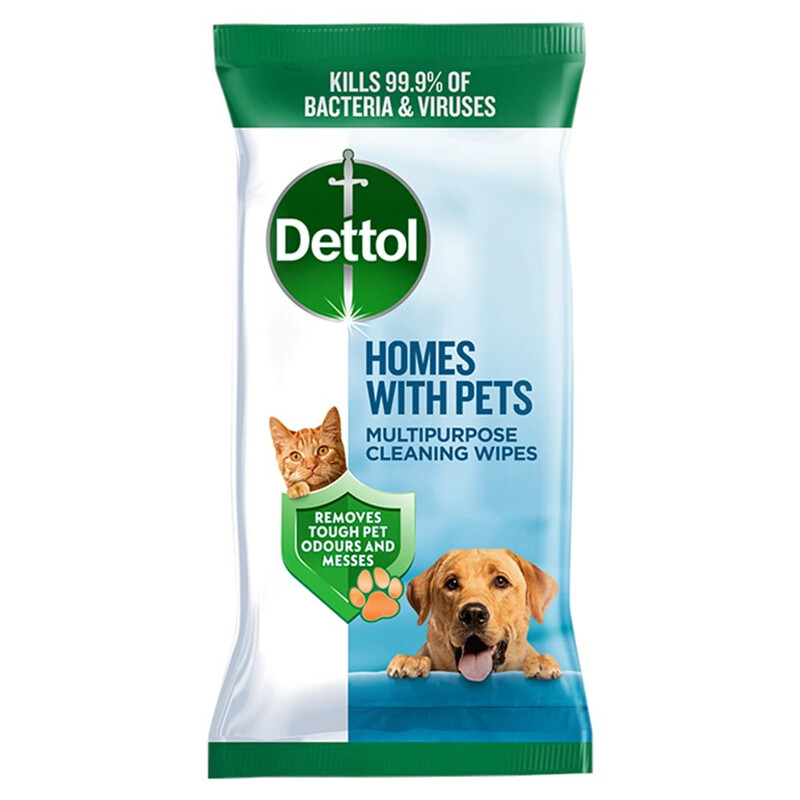 Homes with Pets 50 Fresh Breeze Multipurpose Cleaning Wipes