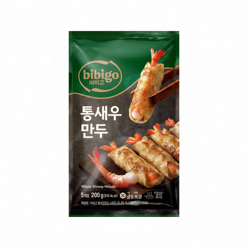 Bibigo Korean Whole Shrimp Mandu 200g