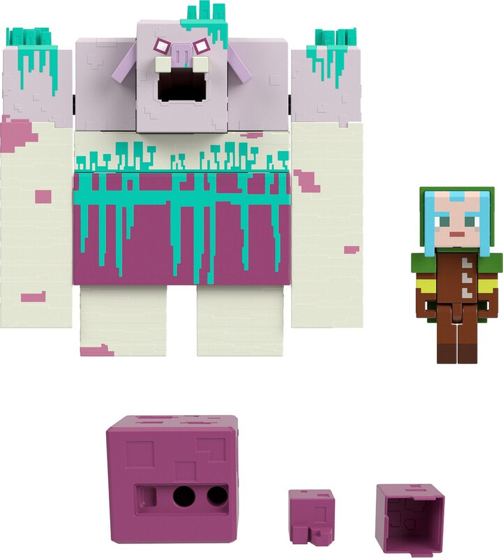 Minecraft Legends actiefiguur Devourer&Ranger, meerkleurig