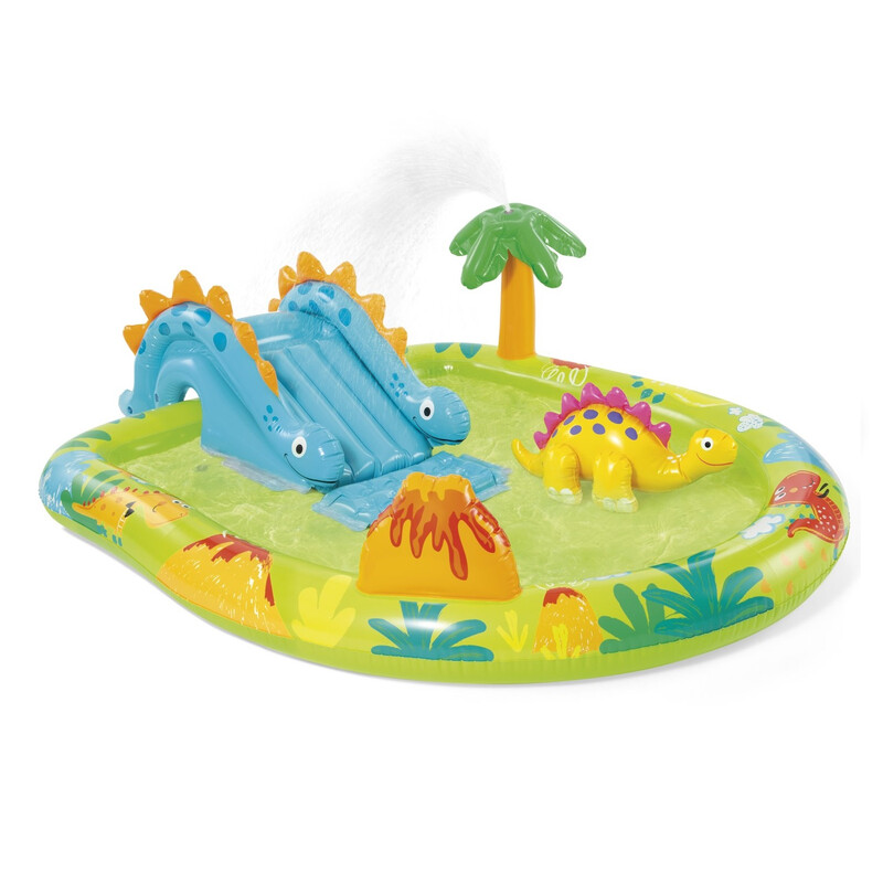 Aire de jeux piscine gonflable pour enfants Intex Dinosaure