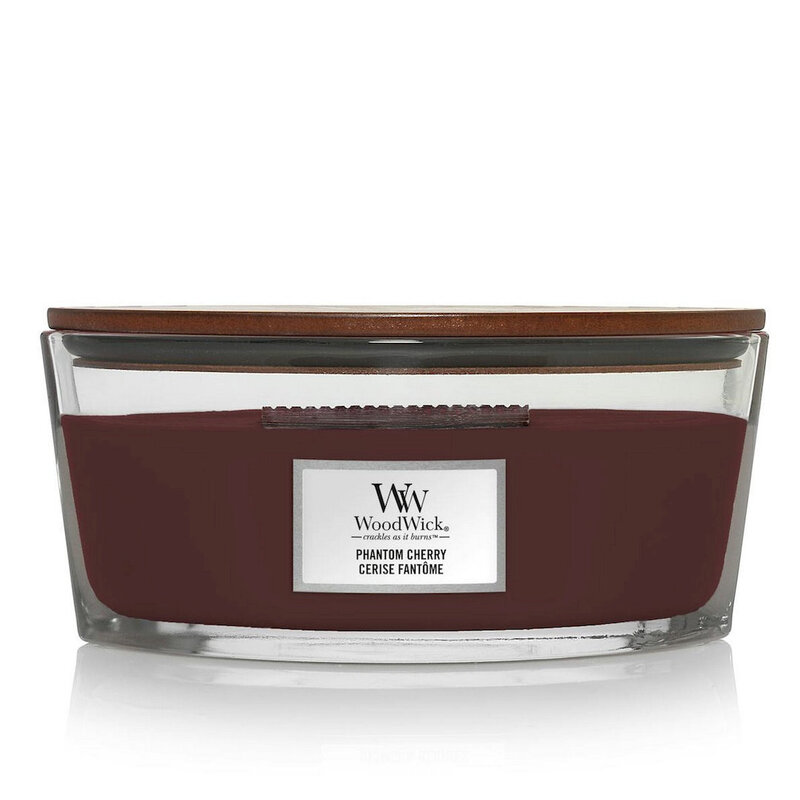 Wood Wick Candle Ellipse Phantom Cherry 453g