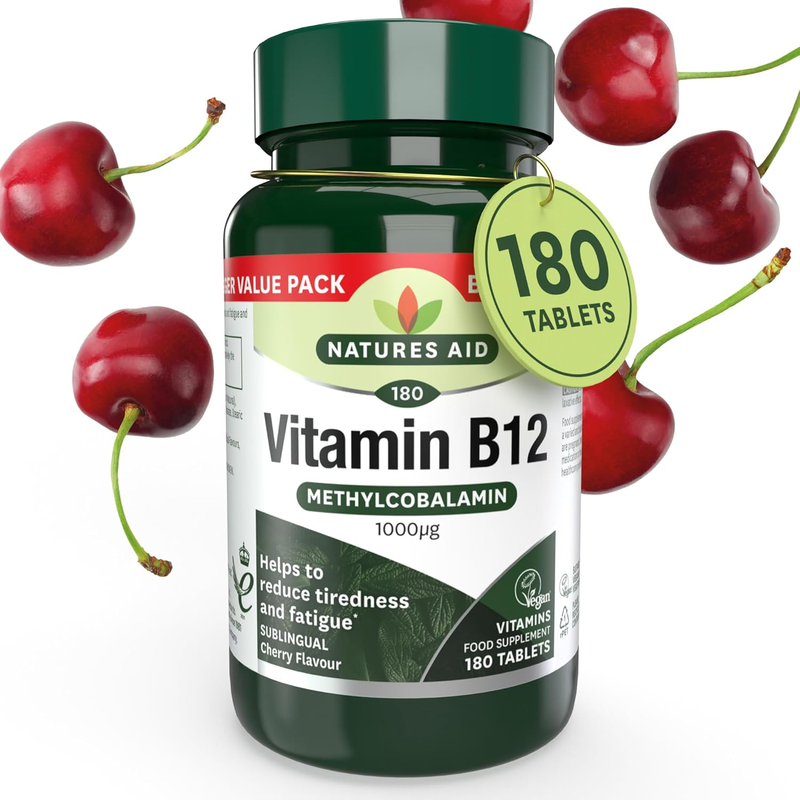 Vitamin B12 1000µg – 180 Tablets