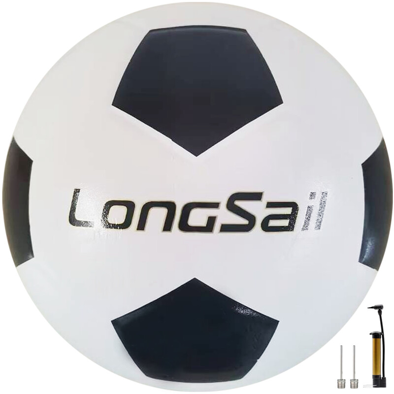 High-quality rubber soccer Size3#Blank/White