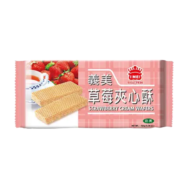 Yi Mei Cream I Mei Wafer - Strawberry 152G