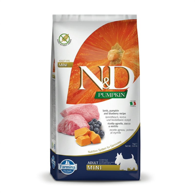 Farmina N&D Pumpkin Serie Lam Adult Kleine Hondenvoeding 7 kg