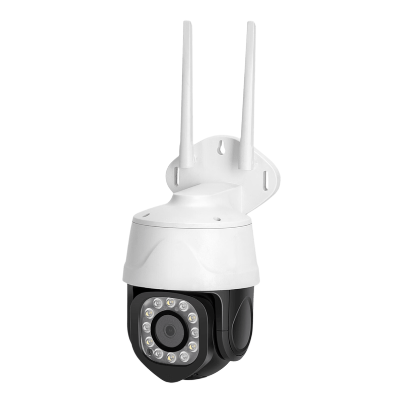 Aigostar Smart PTZ Überwachungskamera Außen WiFi 1080P IP65 wetterfest Schwenkbar Nachtsicht Audio