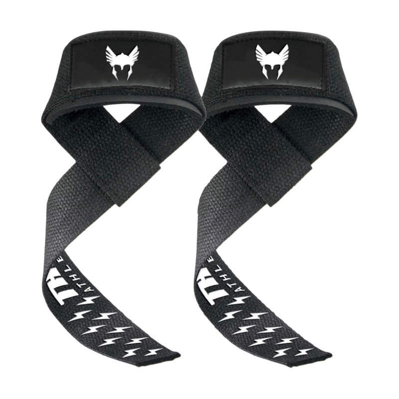 Thor Athletics Lifting Straps Extra Grip Zwart