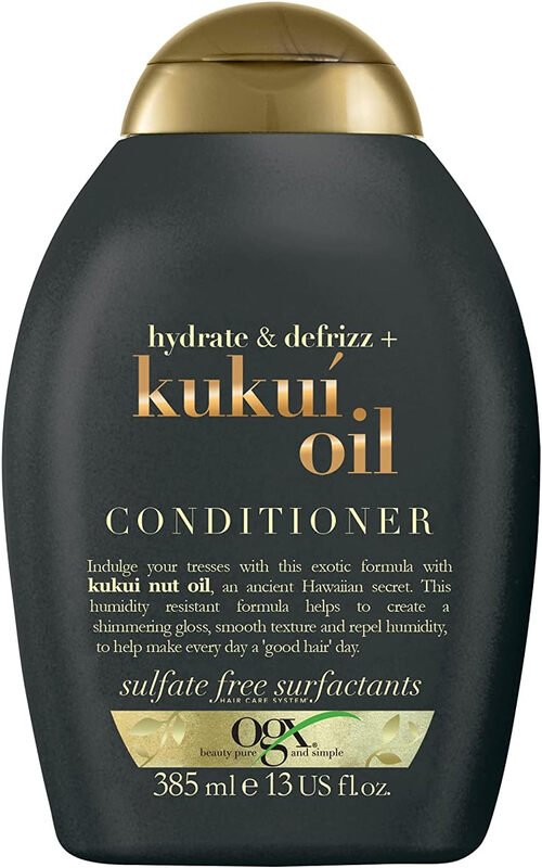OGX Conditioner - Hydrate & Defrizz Kukui Olie 385 ml.