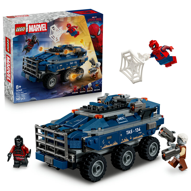 LEGO Super Heroes 76349 Spider-Man achtervolging van gevangenistransport
