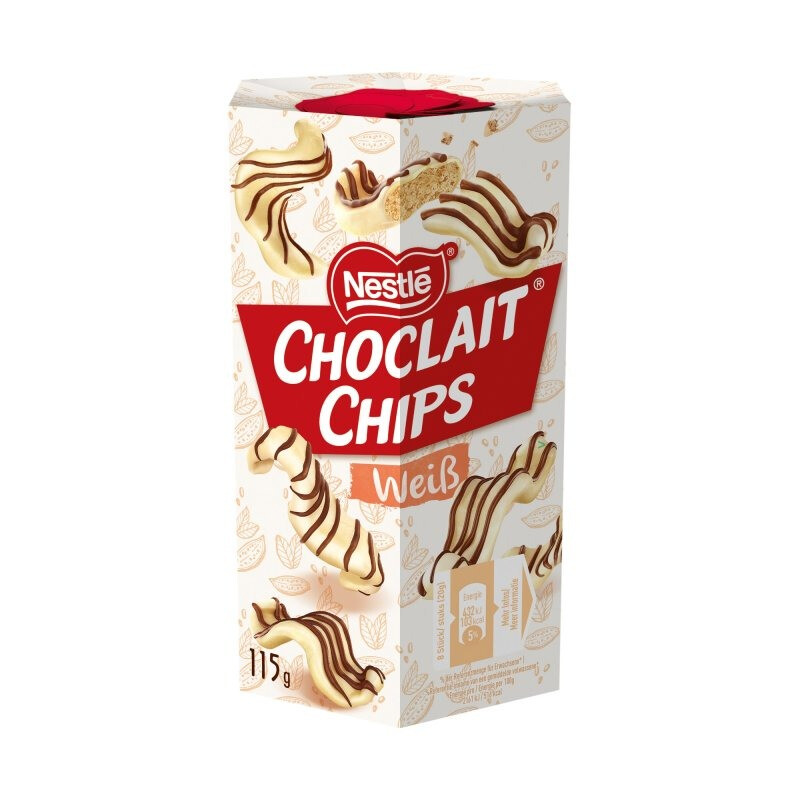 Nestle Choclait Weiße Schokoladenchips 115g