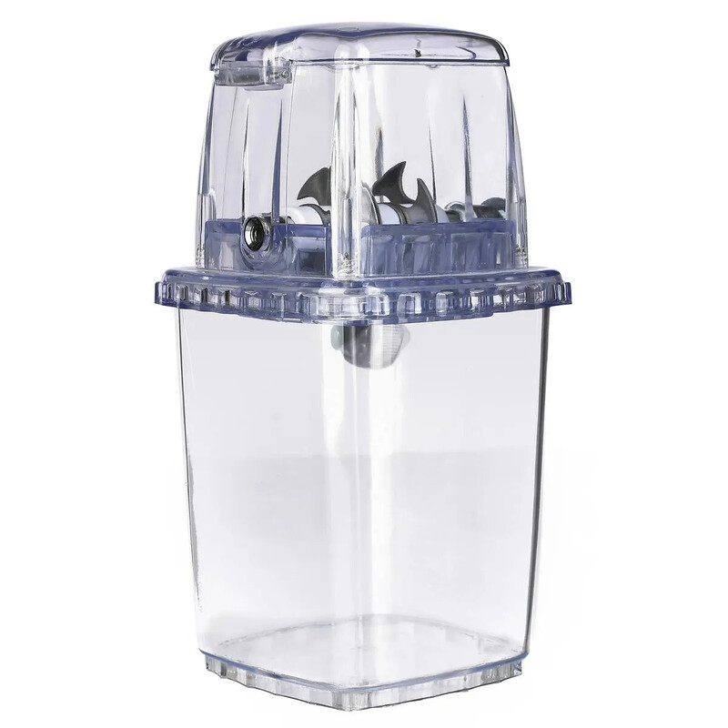 Secret de Gourmet Handmatige IJscrusher - Transparant, 25 cm
