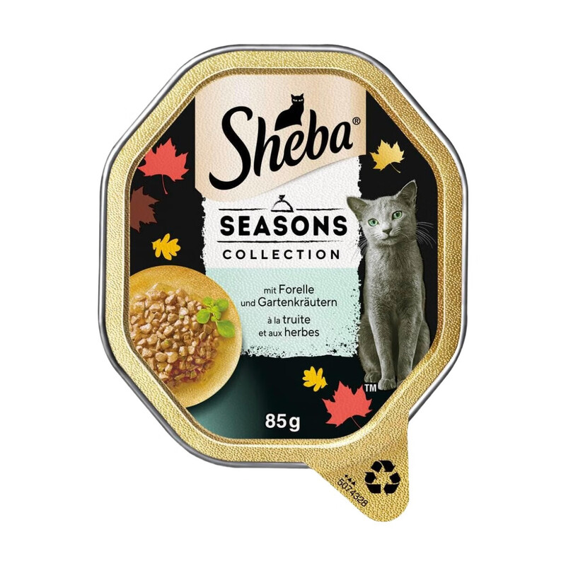SHEBA® Seasons Collection Schale Saisonvarietät in Sauce 2x11x85g
