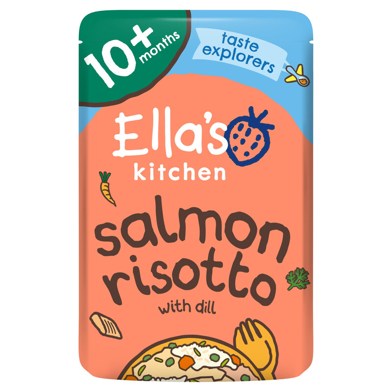 Ella's Kitchen Organic Salmon Risotto With A Sprinkle Of Cheese 10 + Months 190G