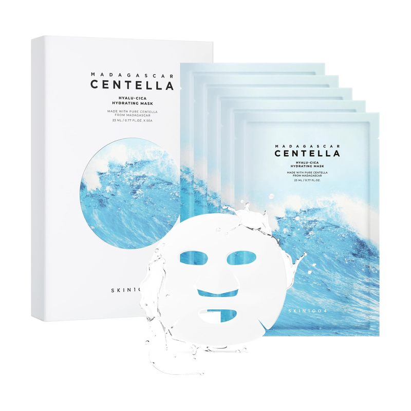 Masque pour le visage Skin1004 Madagascar Centella Hyalucica Hydrating Mask 23 Ml X 5 Pieces 170 g - vue 2