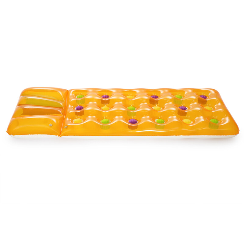 Bestway Schwimmteppich Summer Colors™, Orange, mit Kissen