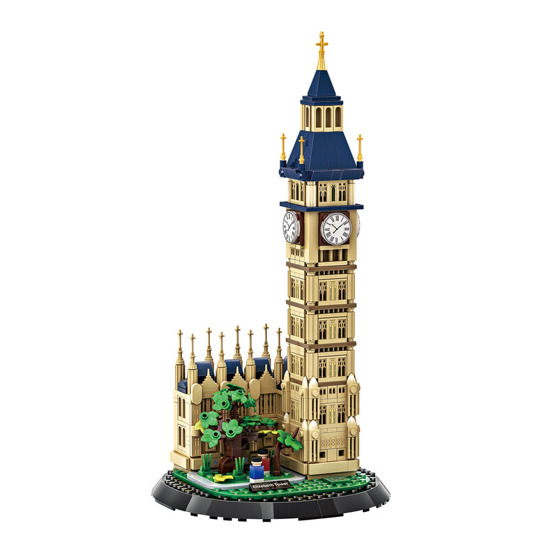 Wange Elizabeth Tower, London, United Kingdom Building Blocks Set For Hobby Builders