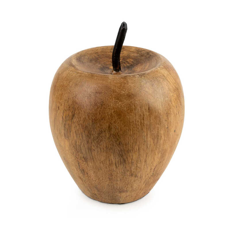 Decorative Ornament Apple Mango Wood
