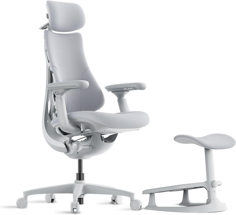 Omni Ergonomic Dual-Layer Footrest Space Grey 1pcs